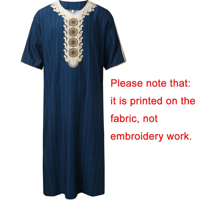 Uomini musulmani Jubba Thobe Abbigliamento islamico Ramadan Uomo Abaya abito Abito lungo Abbigliamento saudita Musulman Caftano Jubah Dubai Abito MY903