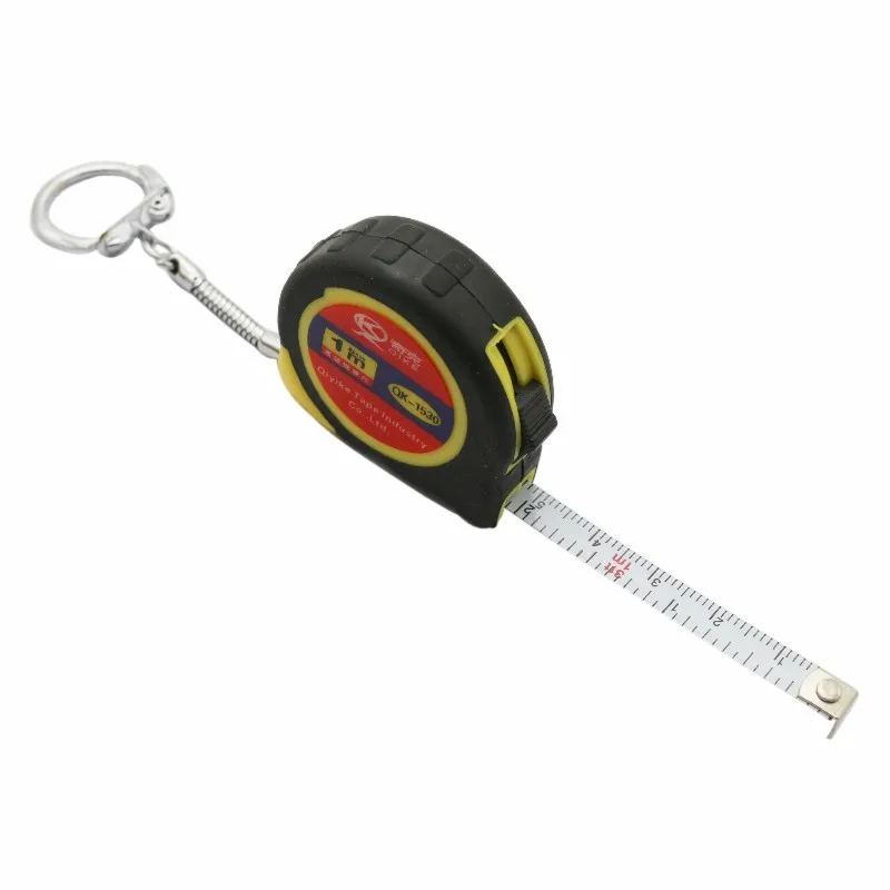 metro keychain Tape Measure Ruler Portable Pull Ruler Keychain Retractable Ruler Heart-shaped Tape Measure 1m