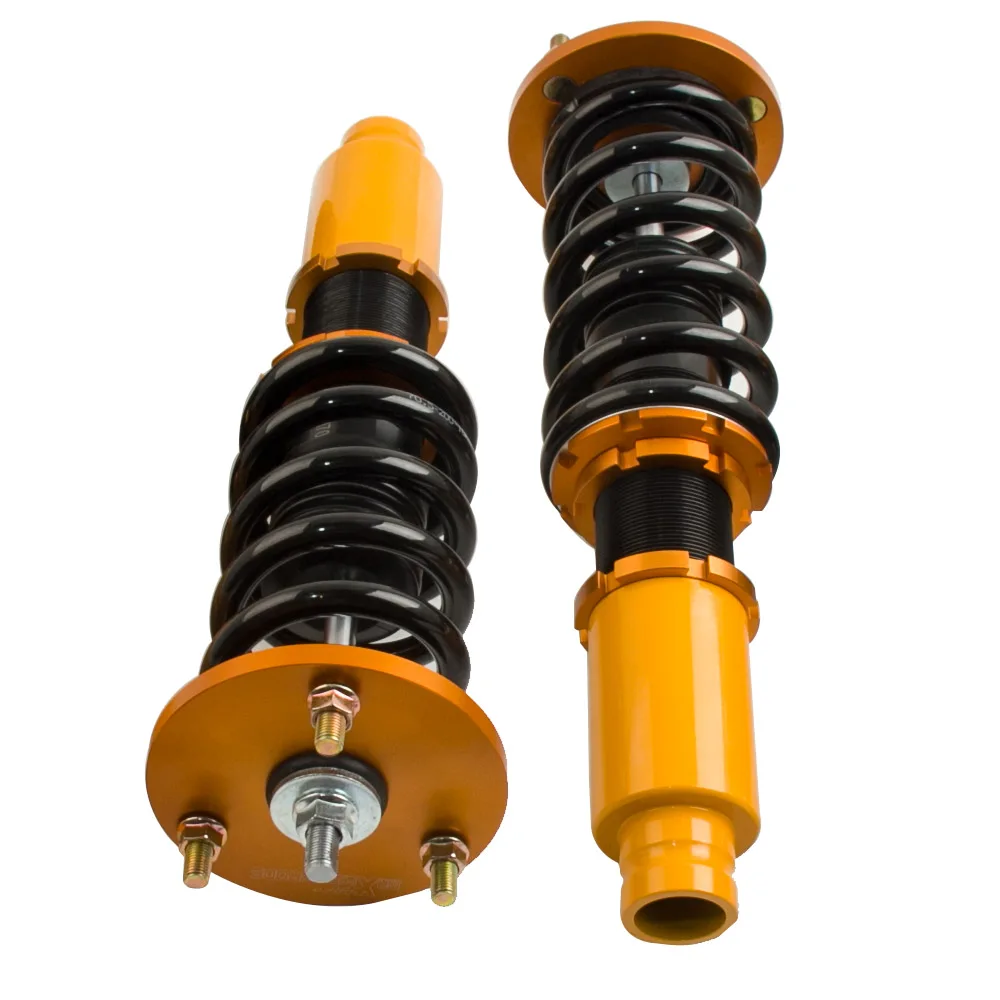 For 4 Coilover Suspension Kits +2x Ball Joints +Rear Camber Arms For Honda Acura Tsx Accord 09-14
