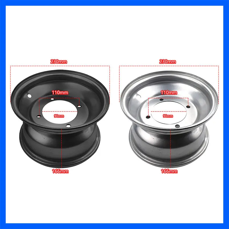 8 inch 3/4 hole Front rear hubs for ATV Buggy Karting Go kart Quad Bike 19X7.00-8 18x9.50-8 vacuum Tyre Wheel parts