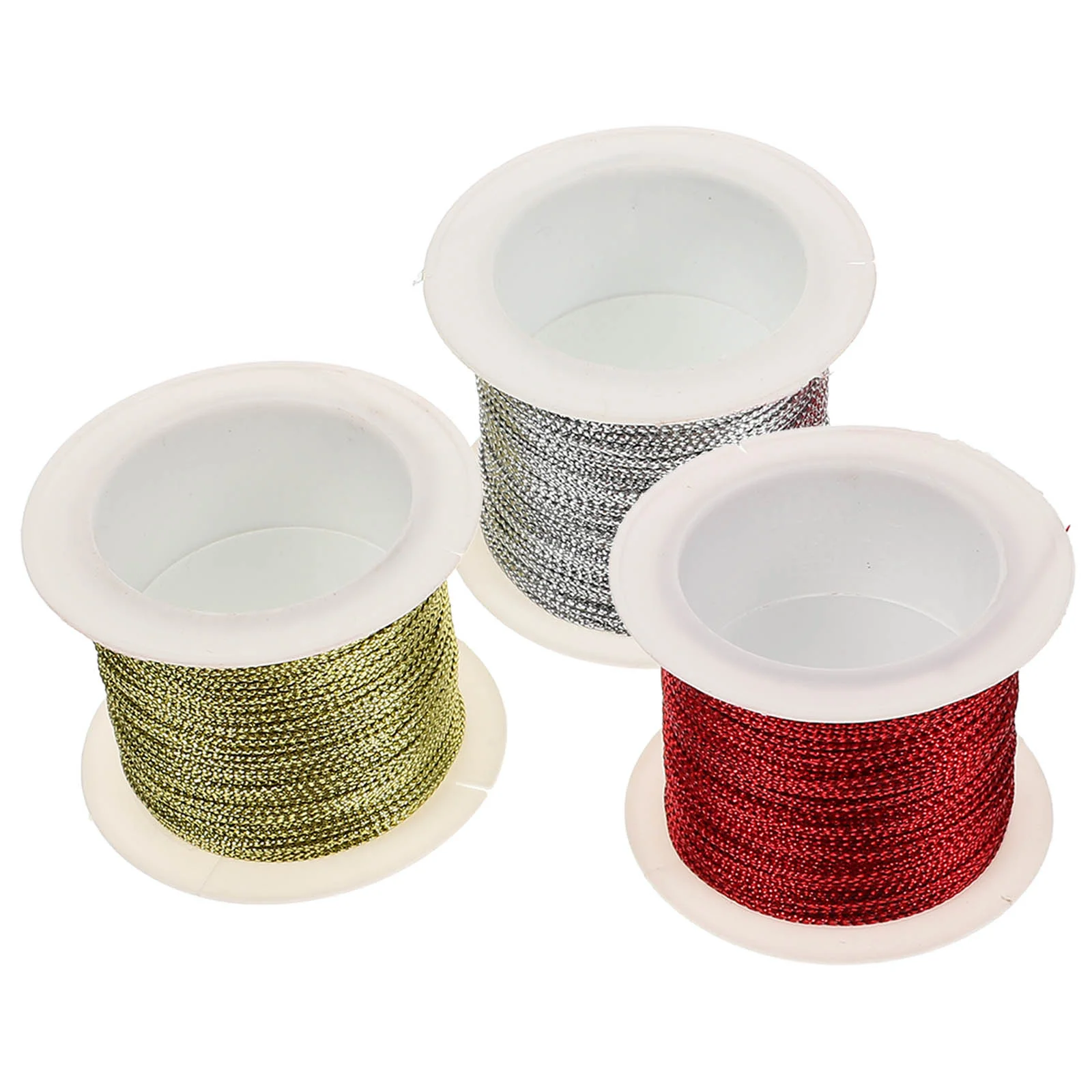 3 corde per etichette, corde elastiche metalliche, nastro, filo per gioielli, decorazioni in raso, linea artigianale