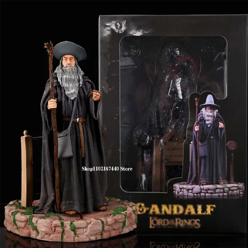 

21cm Gandalf Action Figure The Lord of The Rings Gandalf Figure Mithrandir Statue Pvc Model Desktop Ornament Toys Birthday Gift