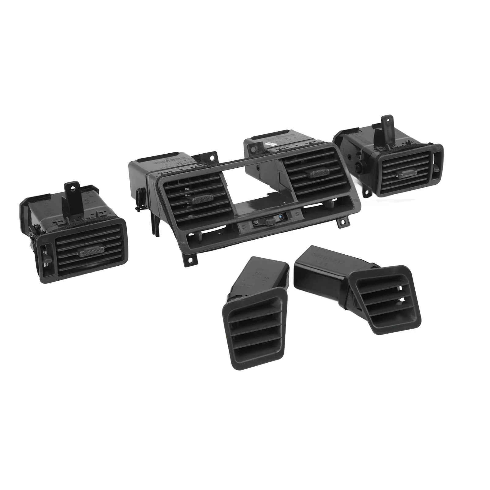 Dashboard Air Outlet Vent Kit MR308038 Central Left Right Instrument Panel AC Vent Grill Replacement for Mitsubishi Pajero Monte