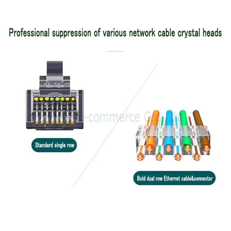 Crimper Crimpzange Pro'skit CP-376AR Tragbare perforierte RJ45 Netzwerkkabel Crimper Schneidwerkzeug Stripper Punch Down CAT7
