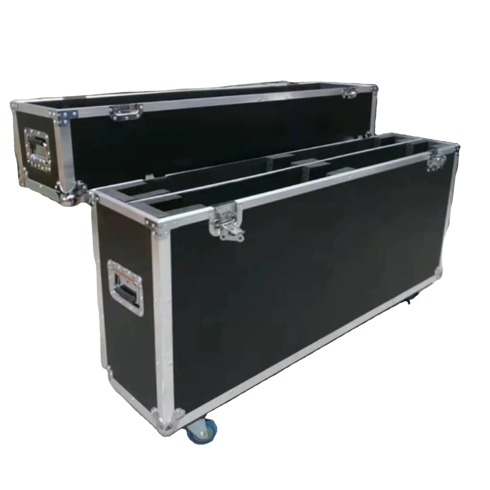 xx-Customizable Large Carrying Flight Case with Foam Interior Hard Aluminum Road Case with Wheels