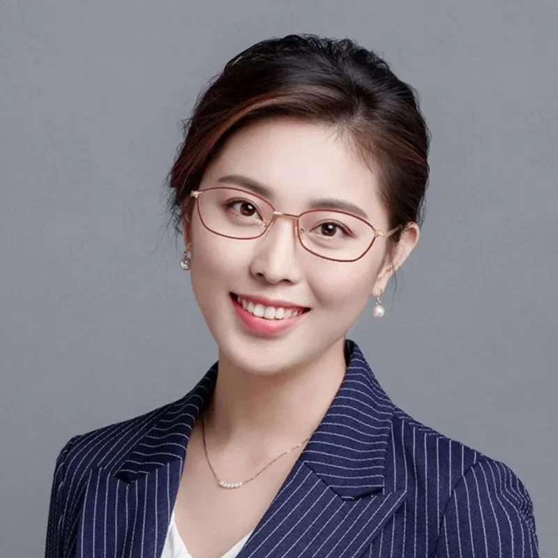 Women Blue Light Proof Reading Glasses Prescription +100 to +400 Upscale Anti-radiation Hyperopia Presbyopic Spectacles R510