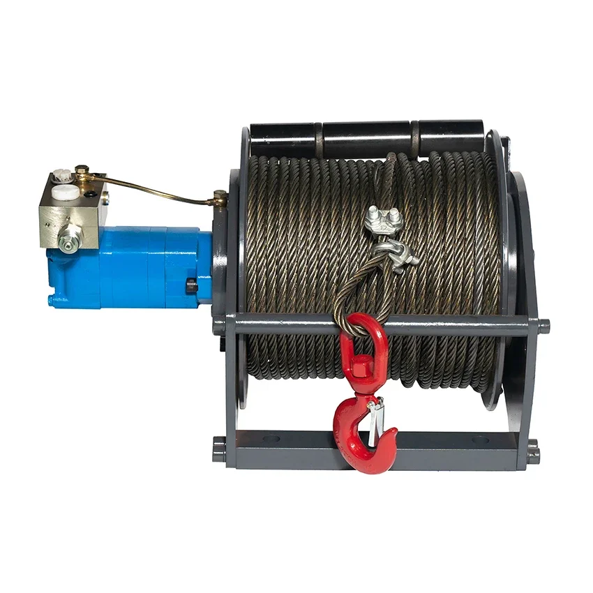 Wireless Remote Control 3 Ton 5Ton Winch Recovery Fishing Hydraulic Trawl Winch For Forestry /Shrimp Boat