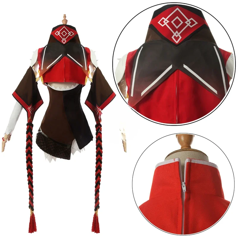 Genshin Impact XINYAN Costume Cosplay Gioco Genshin Impact Costume Cosplay per Donna Vestito di Halloween Vestito Sexy