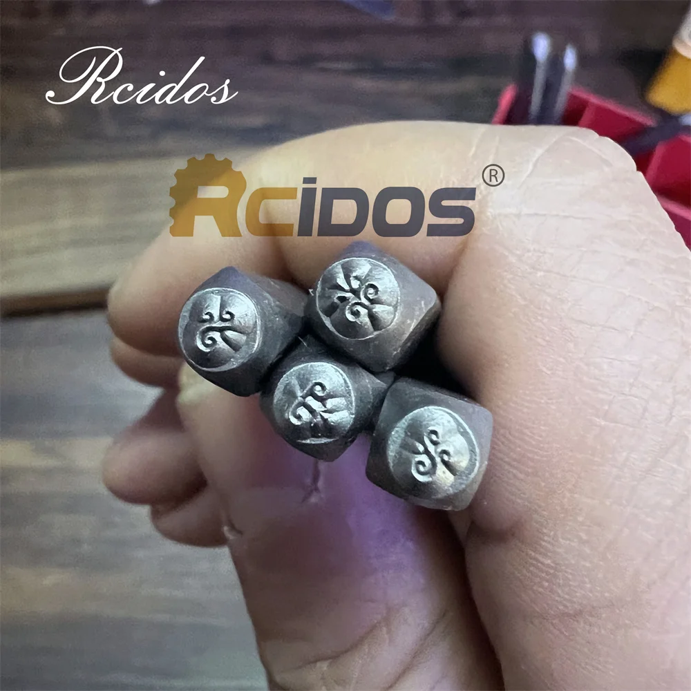 RCIDOS 3MM Flower Line Totems Pattern Design Metal Jewelry Stamps,DIY Bracelet/jewelry symbols steel stamp,1pcs price