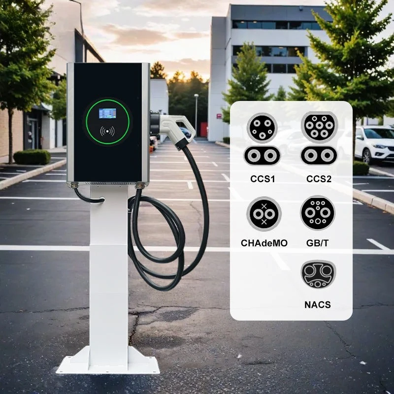 CCS1 20kW DC EV Charger All Weather IP54 Wallbox DC Charger with Smart OCPP Control Module Best for Residential Home Garage