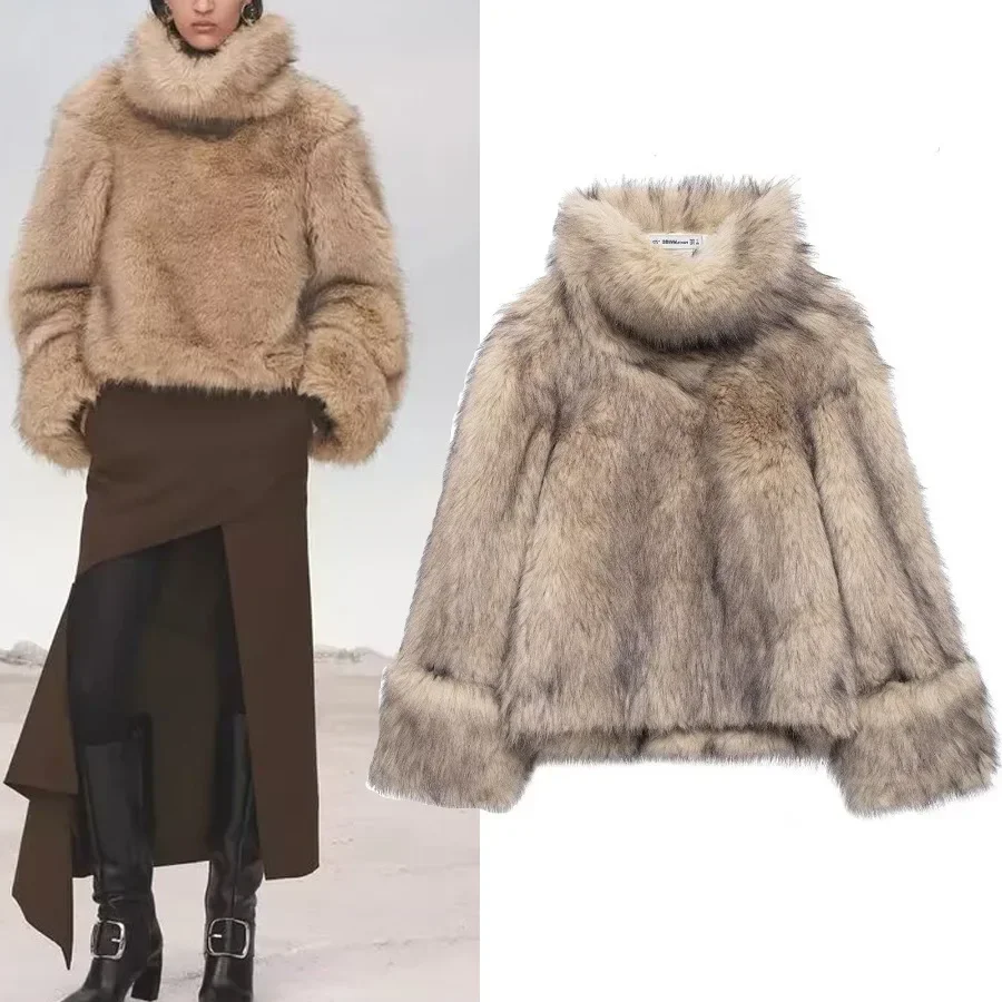 سريع البيع محطة مستقلة النمط الأوروبي المرأة عصرية أنيقة بسيطة تأثير الجلود الاصطناعية البلوز