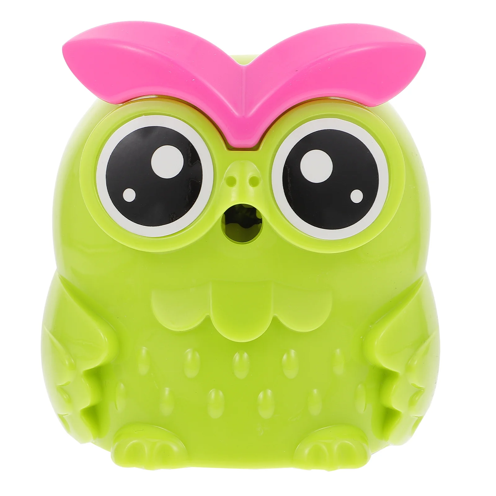 

1pcs Owl Pencil Sharpener Cartoon Design Hand Crank School Kids Students Semi Automatic for Standard Pencils Ideal Gift Writing