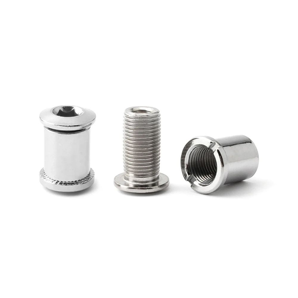 5pcs Steel Chainring Chainwheel Bolts Crank Nuts Bicycle Accessories Disc Plate Nail Crankset Bolts Dental Disc Nail Screws
