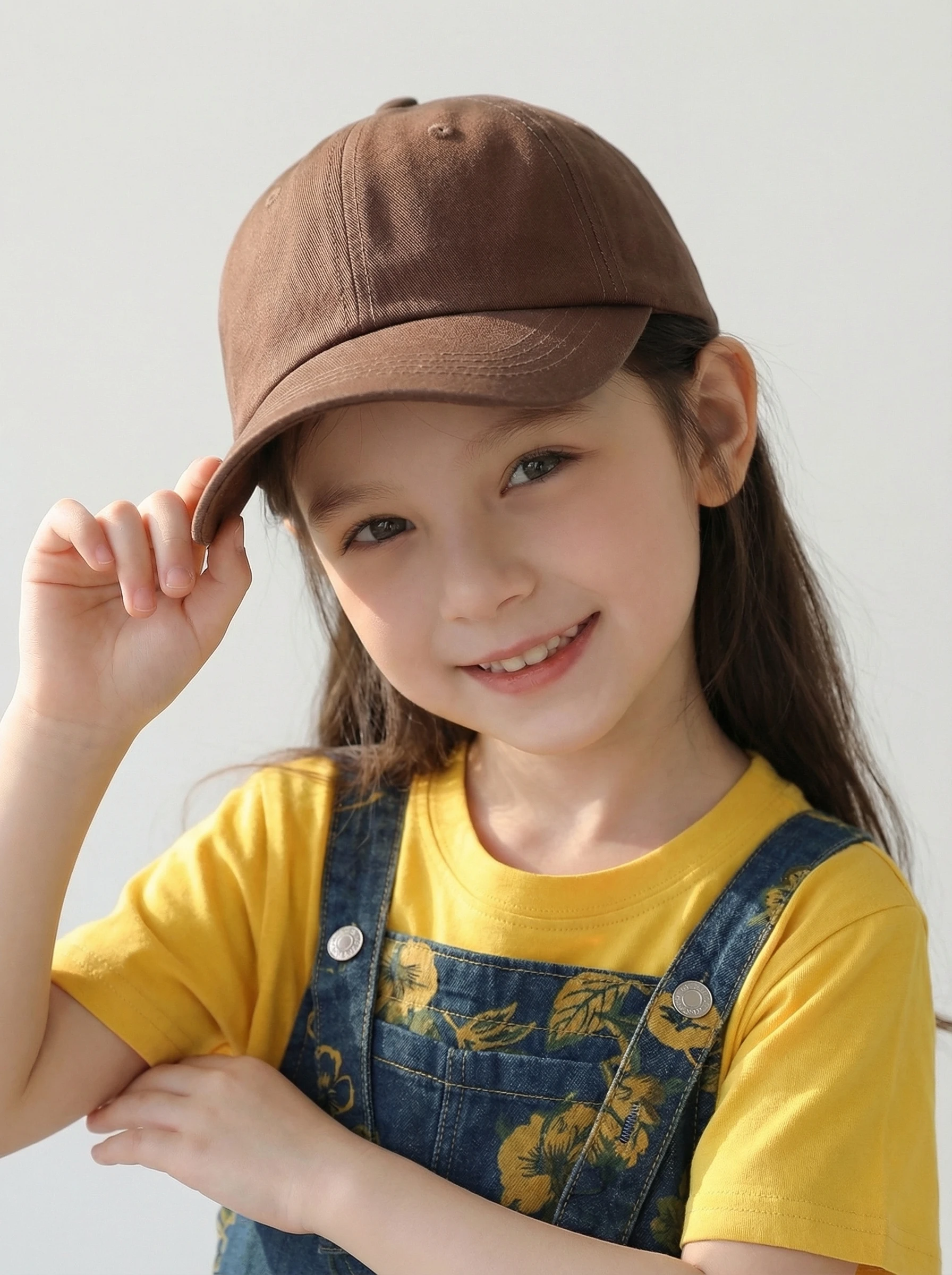 naits-keits-通気性野球帽ピュアカラー子供用サングラスダックビルキャップ男の子用日よけ帽子春夏コットン