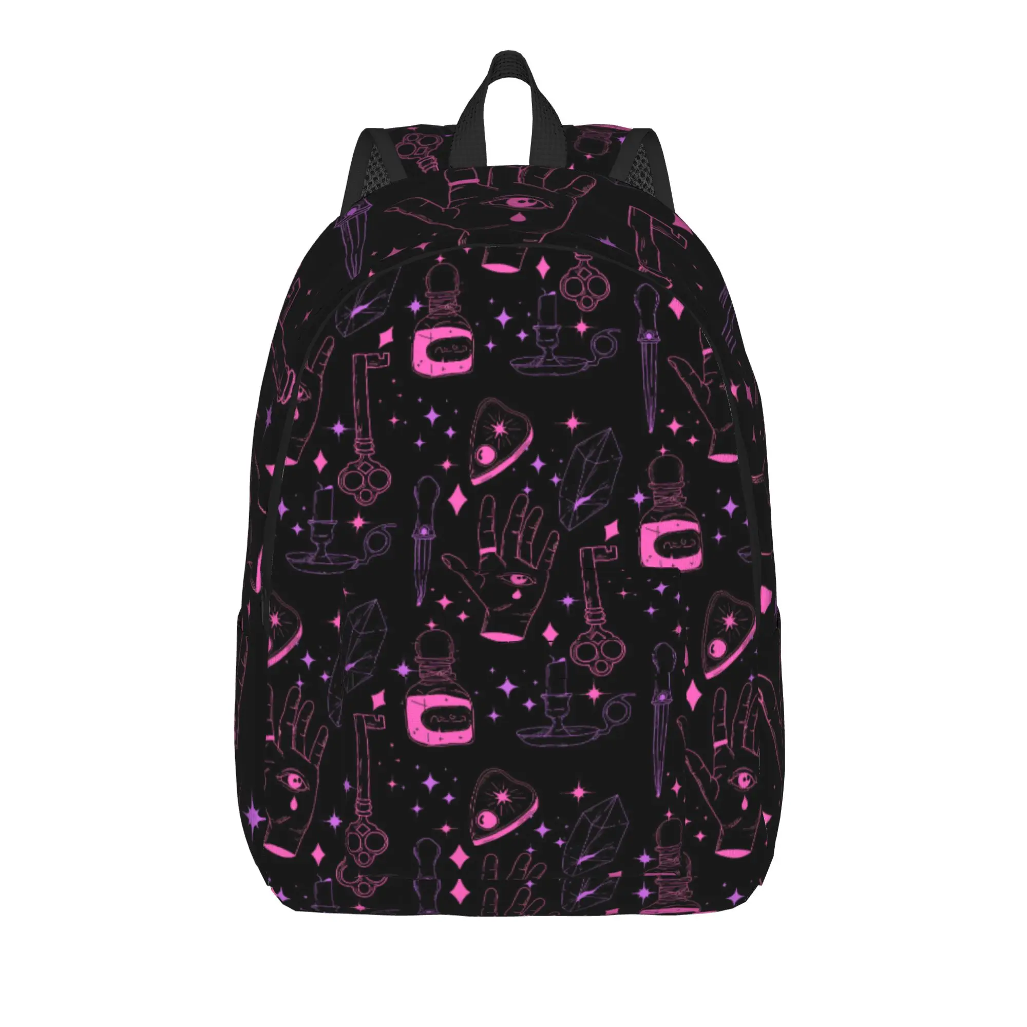Halloween Gothic Backpack for Men Women Casual Student Business Daypack Victorian Goth Laptop Shoulder Bag Gift