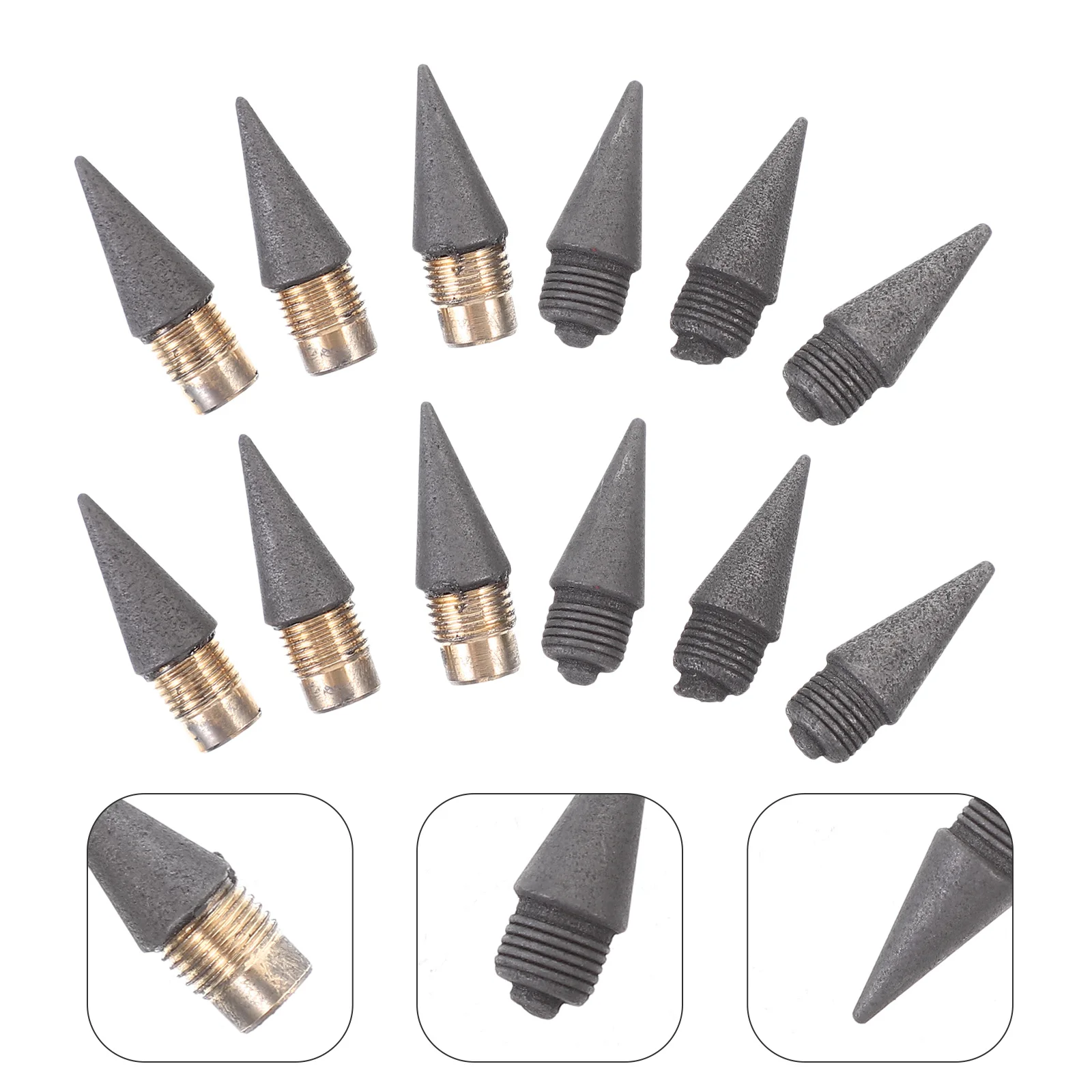 30Pcs Everlasting Pencil Refills Smooth Writing Nibs Ergonomic Design Portable for Students Painters Artists Everlasting Pencil