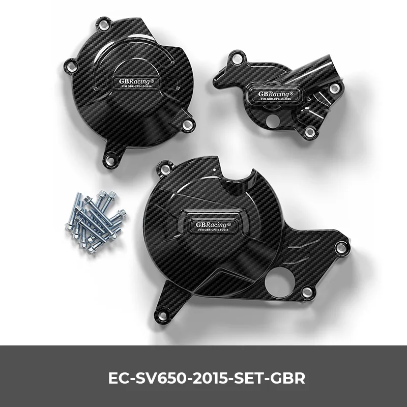 دراجة نارية GBRacing مجموعة غطاء المحرك الثانوي لسوزوكي SV650/SV650X/DL650 فولت ستروم XT 2015-2025 المولد غطاء مضخة القابض