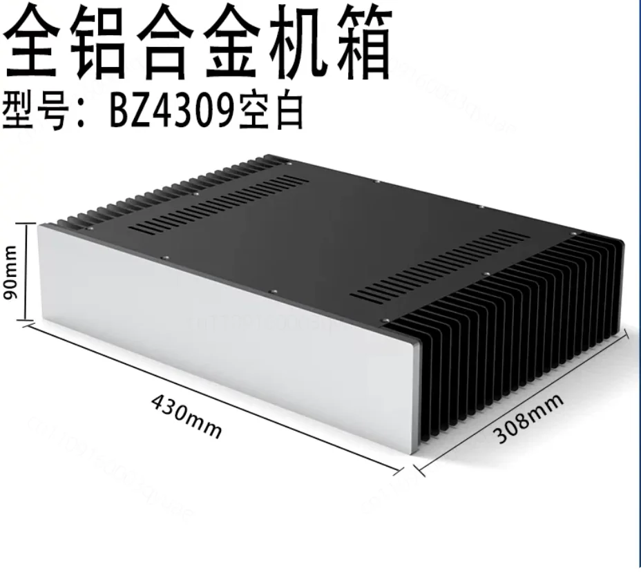 Aluminum Alloy Industrial Control Chassis DIY Enclosure Case for Audio Amplifier Preamp Decoder Server Power Supply Unit