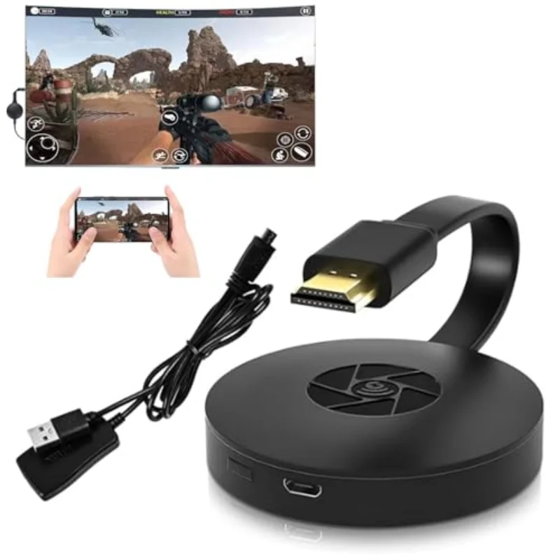 

ChromeCast WiFi Display DongleAdtorDisplay HDMI Wireless, Miracast DonglePara Android/iOS/PC TV/Monitor/ProjectorAirPlay