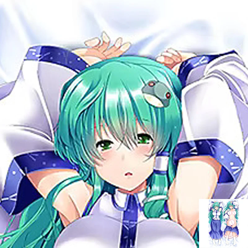 

Anime Dakimakura Pillow Case Fate Sexy and Busty Kochiya Sanae Double-Sided Halloween Decoration