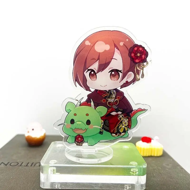 Hatsune Miku Vocaloid Kimono Acrylic Standee Desk Ornament Kawaii Anime Gift for Boys Girls Fans Cartoon Accessory Toy Decor view 6
