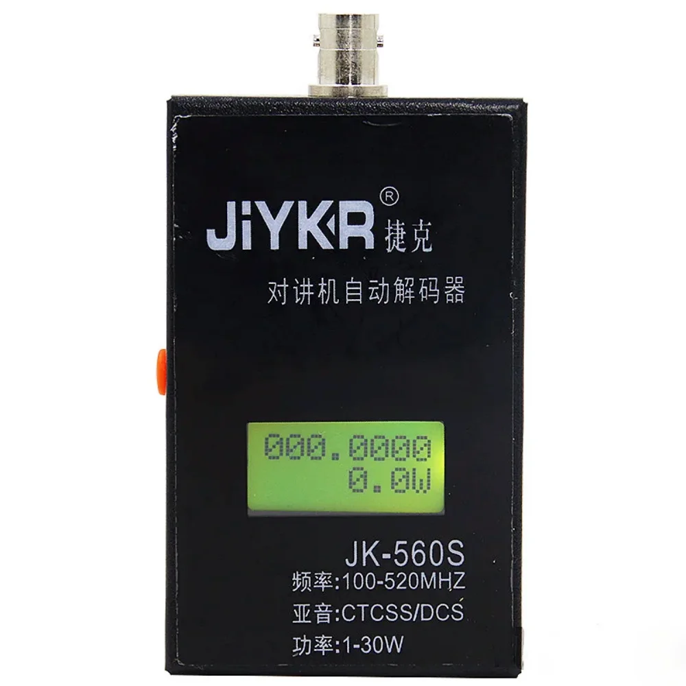 JK-560S Frequency Counter Detector Reader 1-30W 100-520mHz CTCSS/DCS Meter 560S Power Measurement Transmission Connector