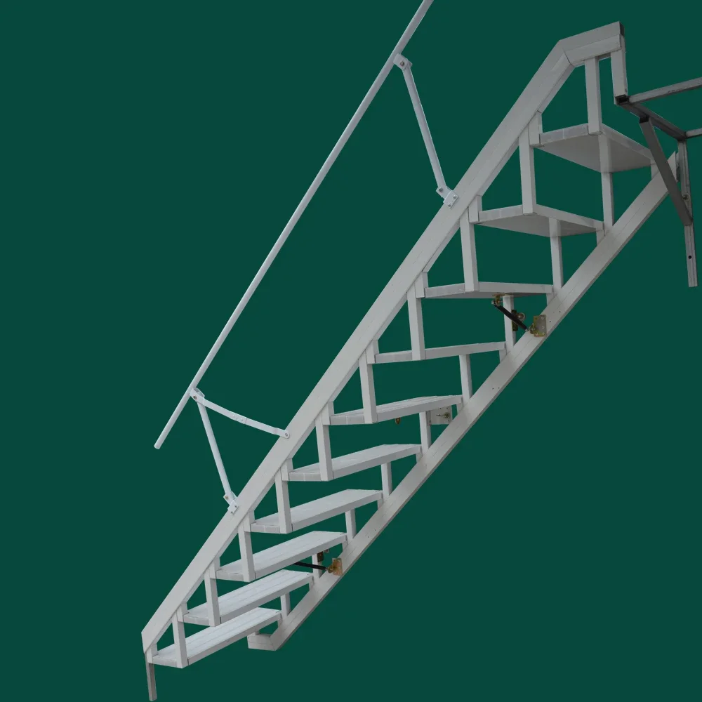 Custom aluminum alloy foldable wall stairs