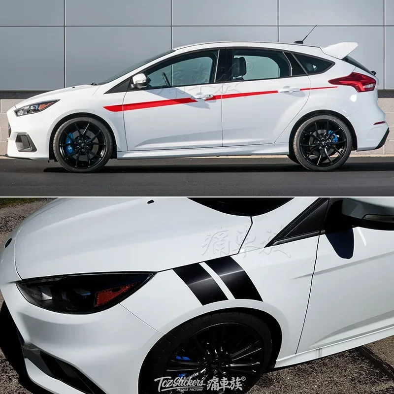 Car stickers For Focus 2012-2019 body appearance modified color door sports decorative Decal film