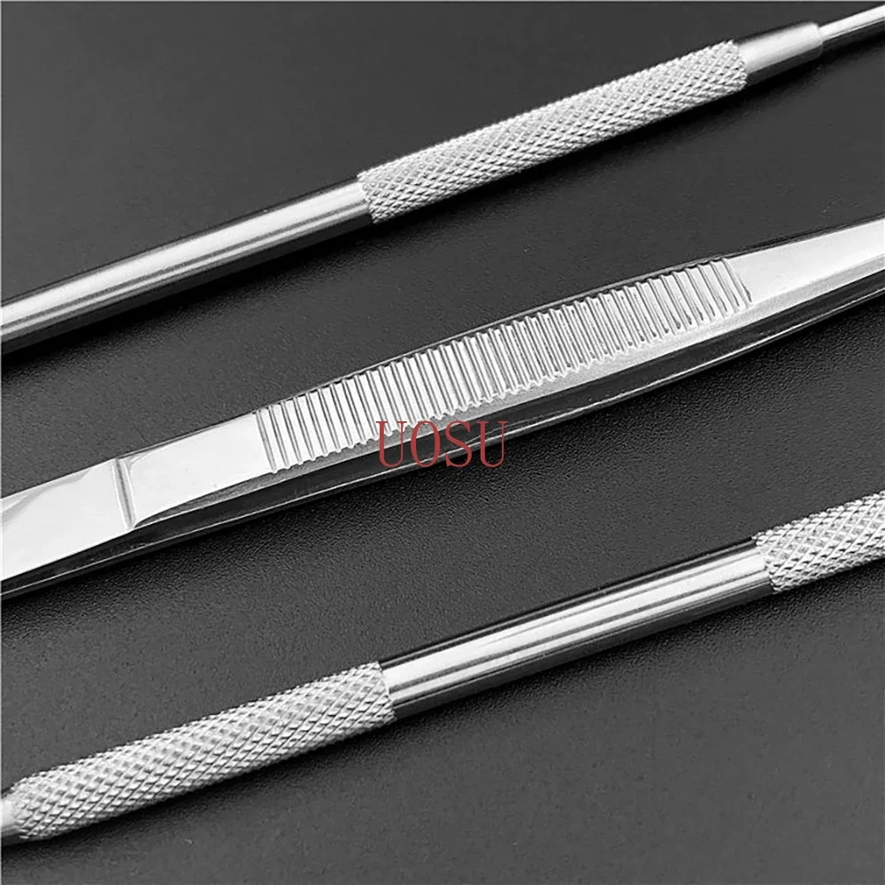 9 set Dental Mirror Kit Dentistry Lab Mouth Mirror Dentists Pick Tool Teeth Scaler Dentist Tools Dental Materials Kits 3 pcs/set