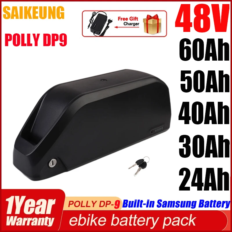 

Hailong 36V oplaadbare elektrische fiets52v scooter 2000W 3000w polly DP-9 lithium batterij 48v 60ah 50ah 40ah 30ah24ah batterij