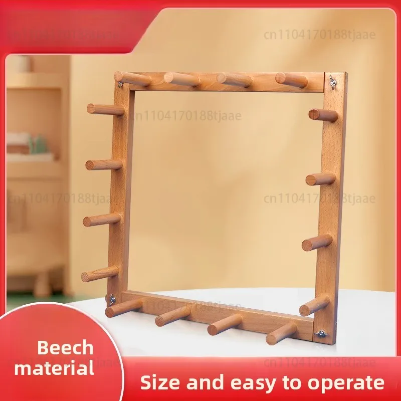 Warping rack warp wire wiring stringing hand loom
