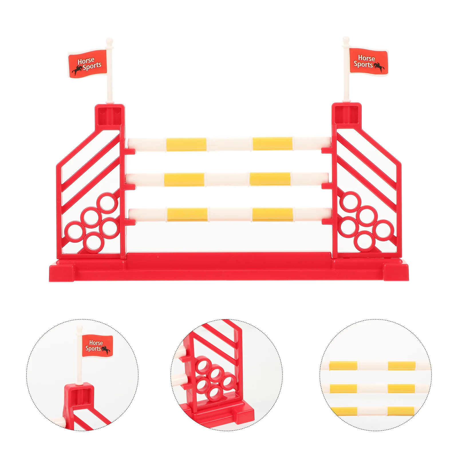 Country World Farmhouse Horse Training Hurdle Toy Miniature Fence Corral Fencing Panel