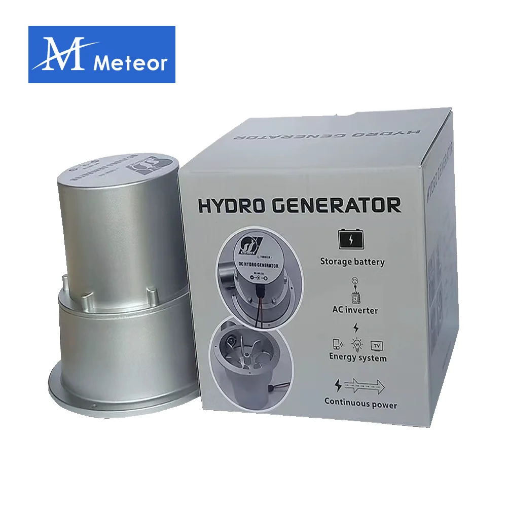 Imagem -02 - Gerador Hidráulico de Turbina de Água tipo 18v Gerador Hidrelétrico Pequeno Doméstico ao ar Livre dc Permanent Magnet Brushless