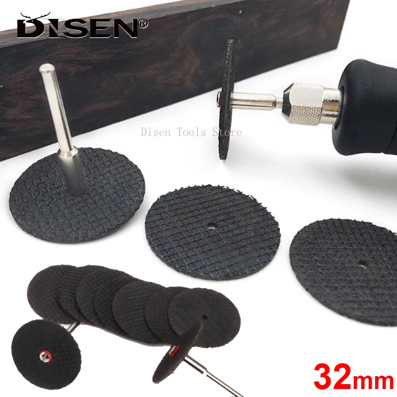 

32mm Double Mesh Resin Circular Cutting Blade Ultra-Thin Cutting Blades with 3mm Shank Rod