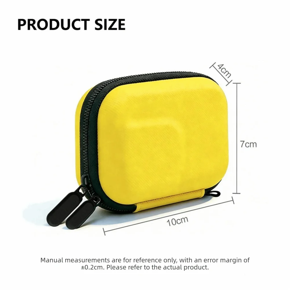 Multicolor Camera Carrying Bag Soft Lining Press Resistance Action Camera Case EVA Shake-proof Mini Storage Box