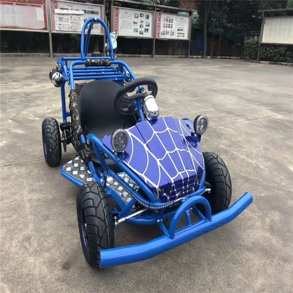 7L Fuel Tank Snow Scooter Snow Racer Sled 180*110*92cm Single Cylinder, Air-Cooled, Four-Stroke For Adult