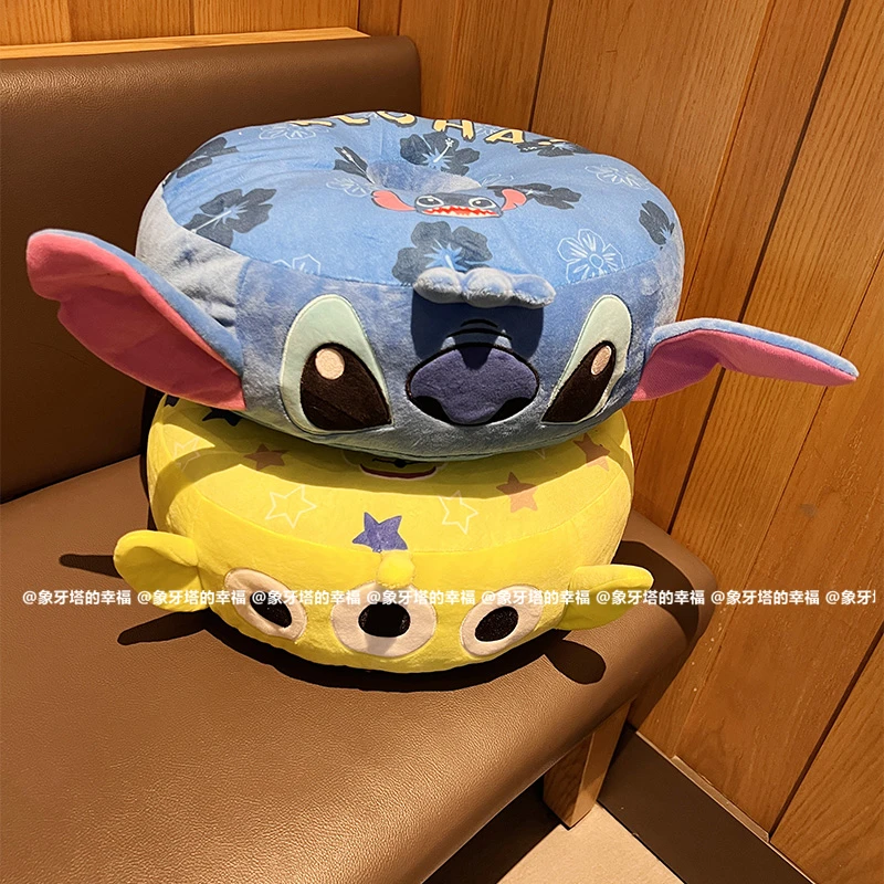

Thickened Round Single Hole Stitch Cartoon Seat Cushion Sofa Pillow Backrest Pad Japanese Style Home Window Mat Toy Plush