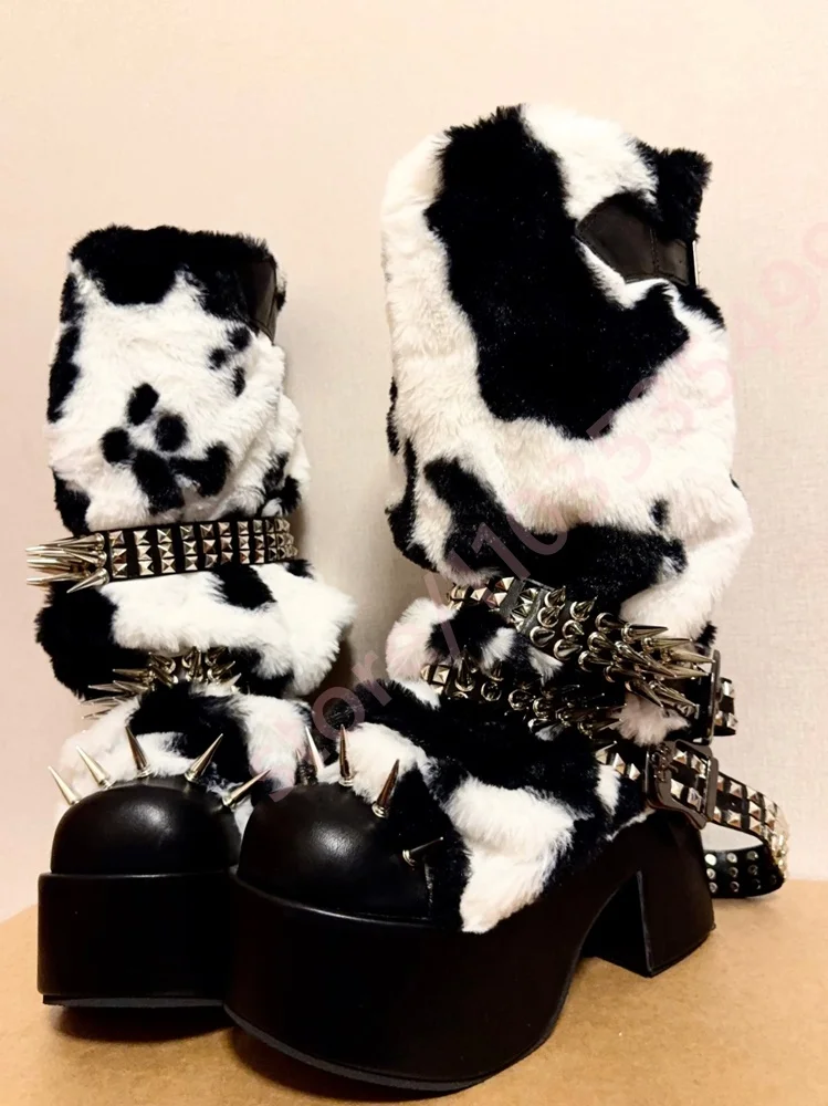 Winter Platform Cow Print Plus – обзор и цена Street Fashion Winter 2026