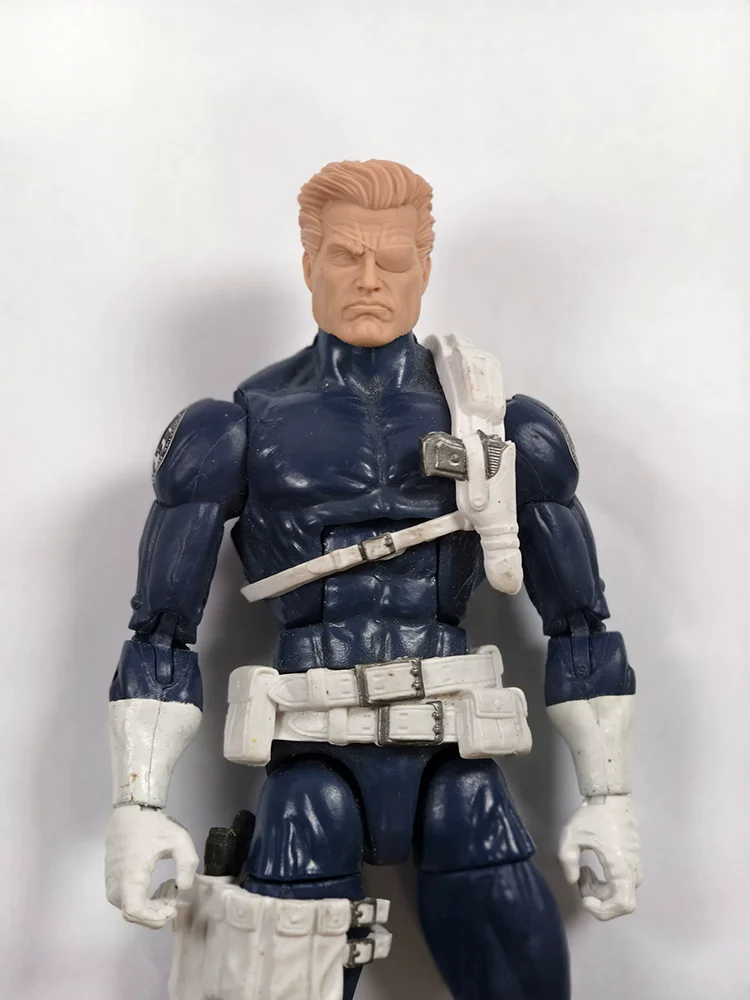 

1/12 Nick Fury Man Soldier Unpainted Head Punisher Jon Bernthal Figure White Model Accessory For 6inch Ml Vtoys Body Customize
