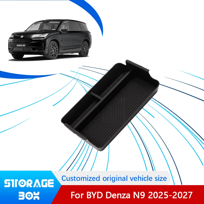 

For BYD Denza N9 2025 2026 2027 Auto Indoor Central Upper Layer Console Car Armrest Storage Box Holder Interior Cars Accessories