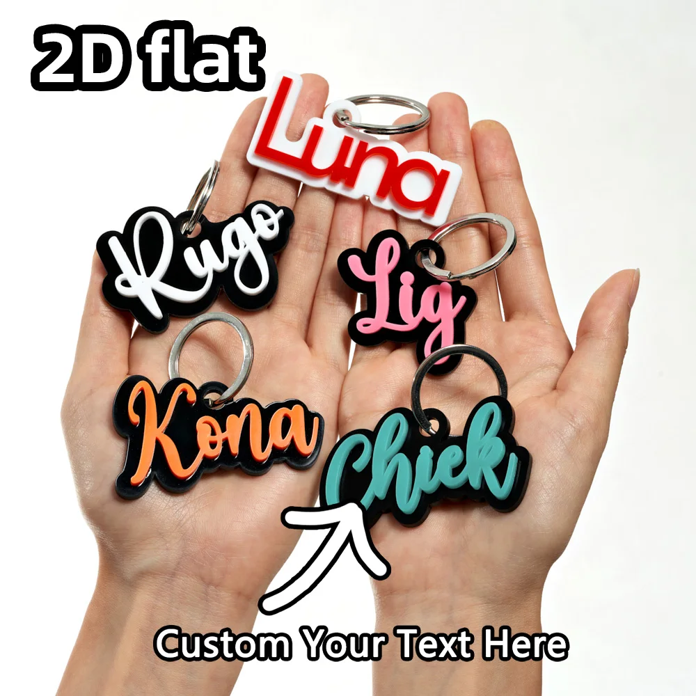 1 قطعة # سلسلة مفاتيح ذات اسم مخصص - ملحق PMMA مخصص | طراز فريد من نوعه منقوش بالليزر للاستخدام اليومي والهدايا #5