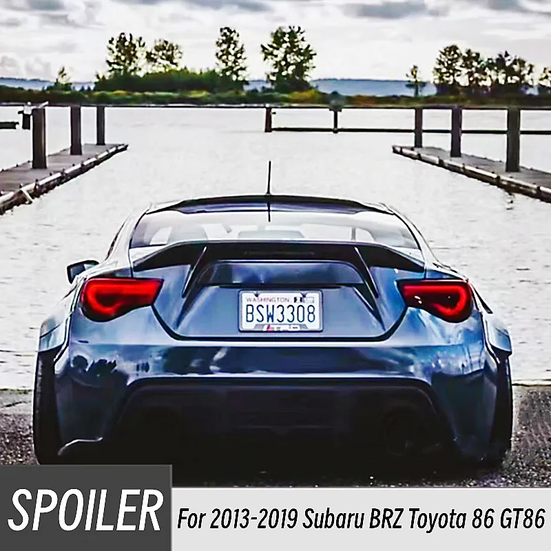 

Для Subaru BRZ Toyota 86 GT86 2013-2019, высококачественный задний спойлер из углеродного волокна для багажника, аксессуары для тюнинга автомобиля, запчасти