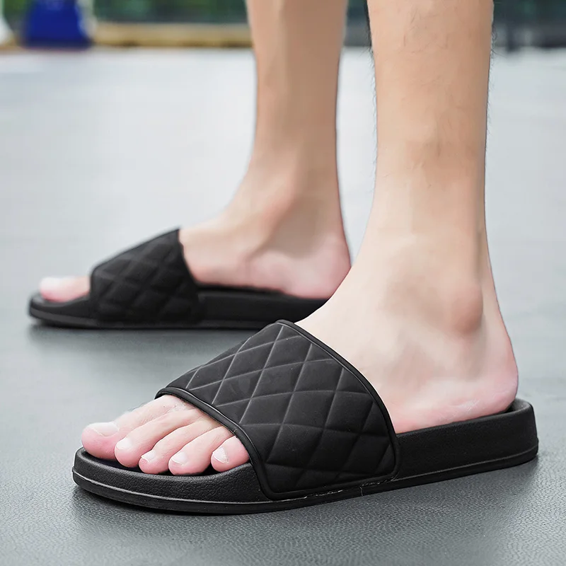 Couple Style Fashion Slippers Men Shoes Summer Non-slip Indoor Outdoor Men Women Beach Slippers Comfortable Home Slippers Men