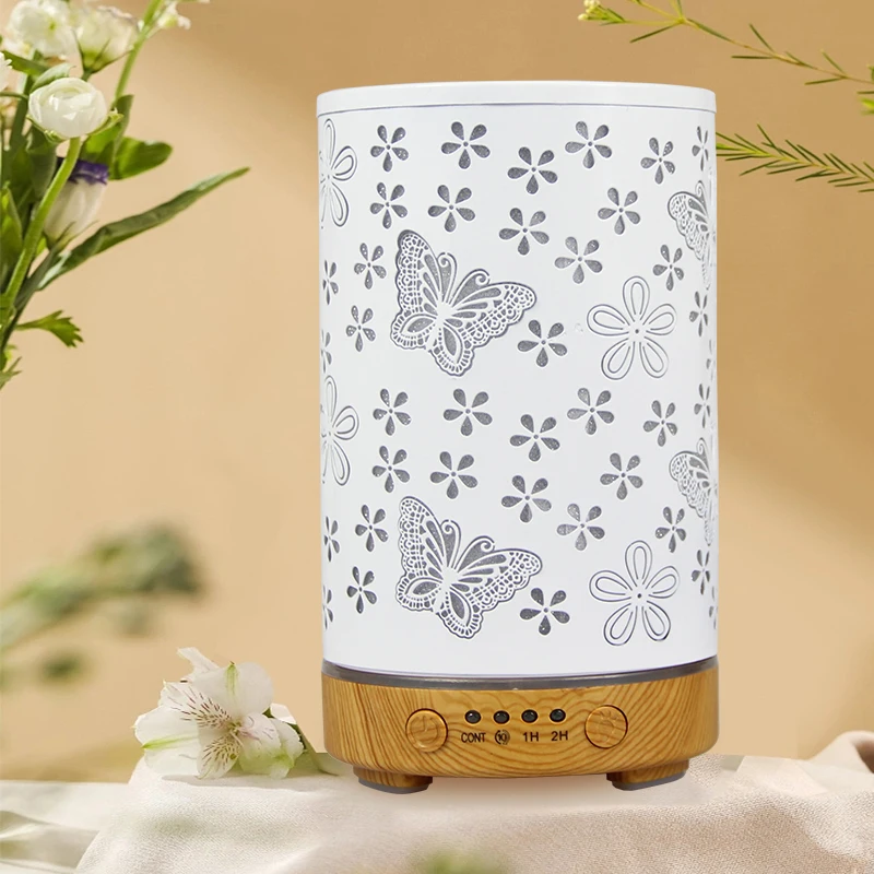 Desktop Decorative Lamp & Essential Oil Diffuser USB Ultrasonic Air Humidifier with LED Night Light Ambiance Lamp for Bedroom