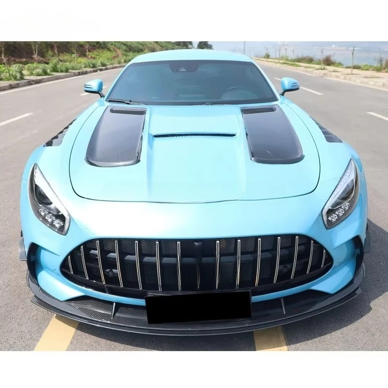 Dry Carbon Fiber Kits + Plastic Car Bumper BodyKit for  GT GTS GTR GTC Upgrade to B Design Body Kit