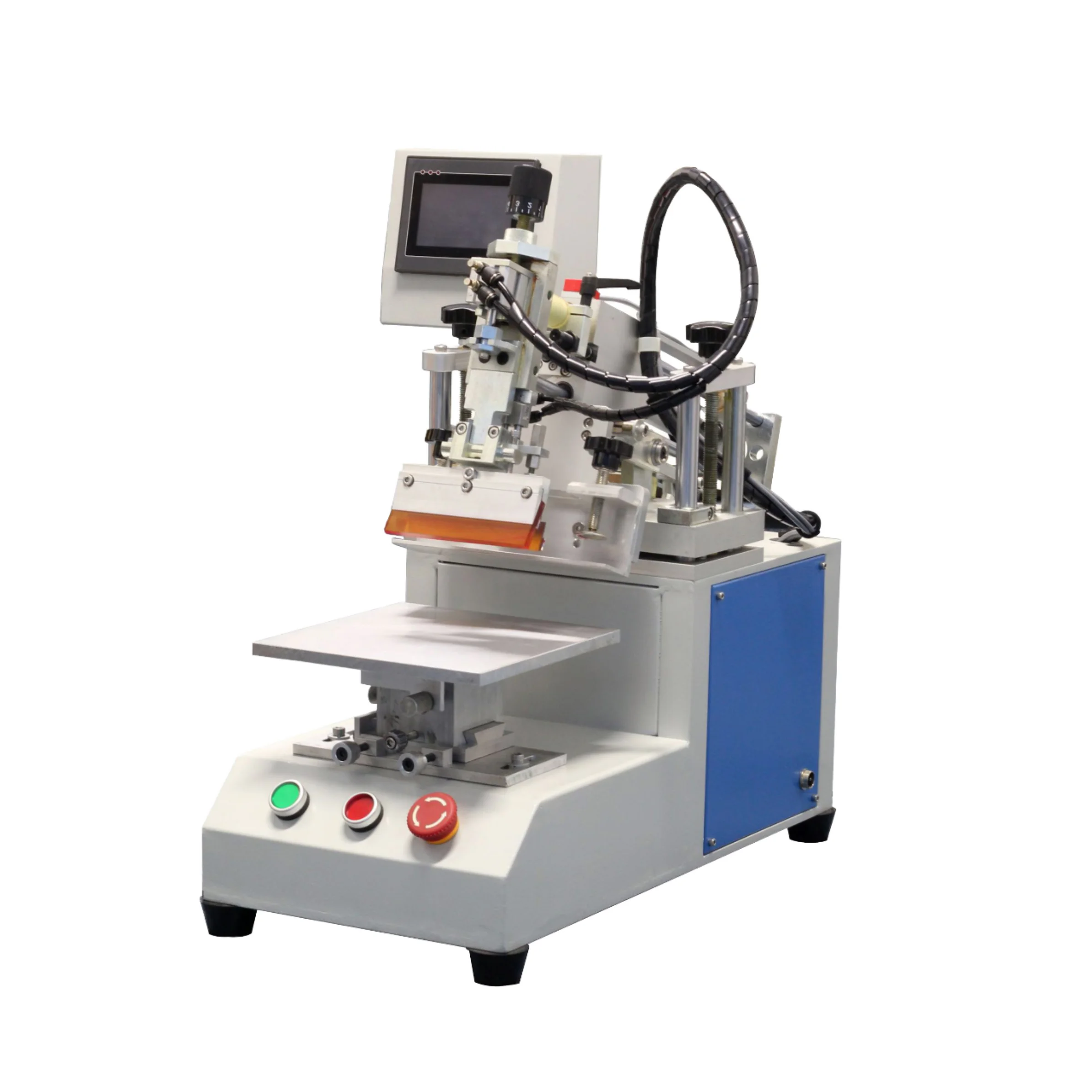 Desktop Flatbed Silk Screen Printing Machine for PCB Plastic Sheet Glass Panel Graphic Printing High Accuracy and Easy Operation