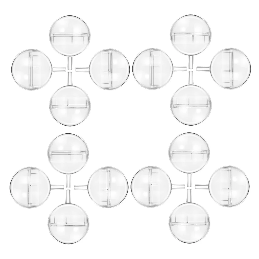 

100 Pcs Chocolate Torus Acrylic Candy Cup Fixing Material Bouquet Holder Support Bath Mold