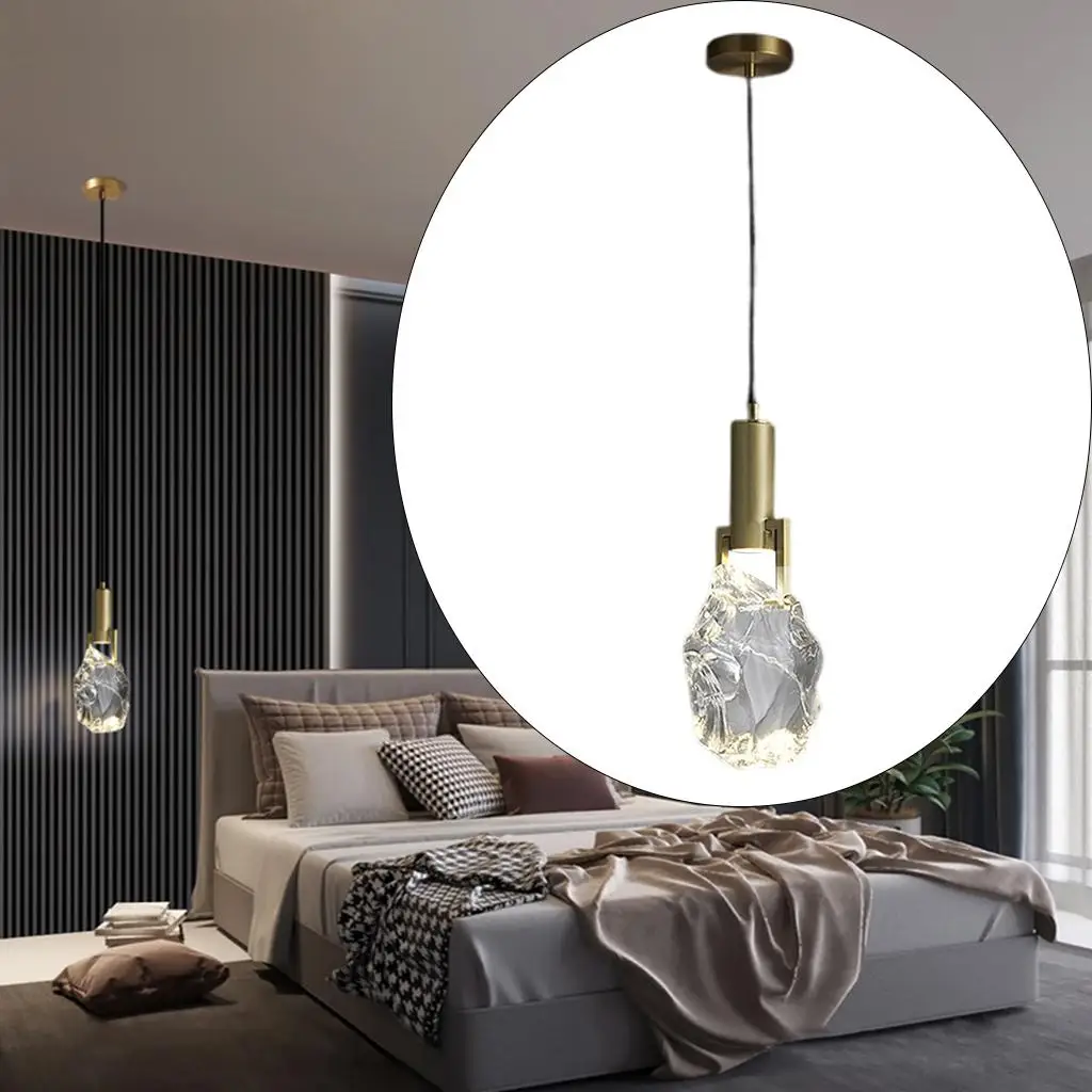 Ceiling Hanging Lamp Lighting Fixture Crystal Chandeliers for Entryway Hotel