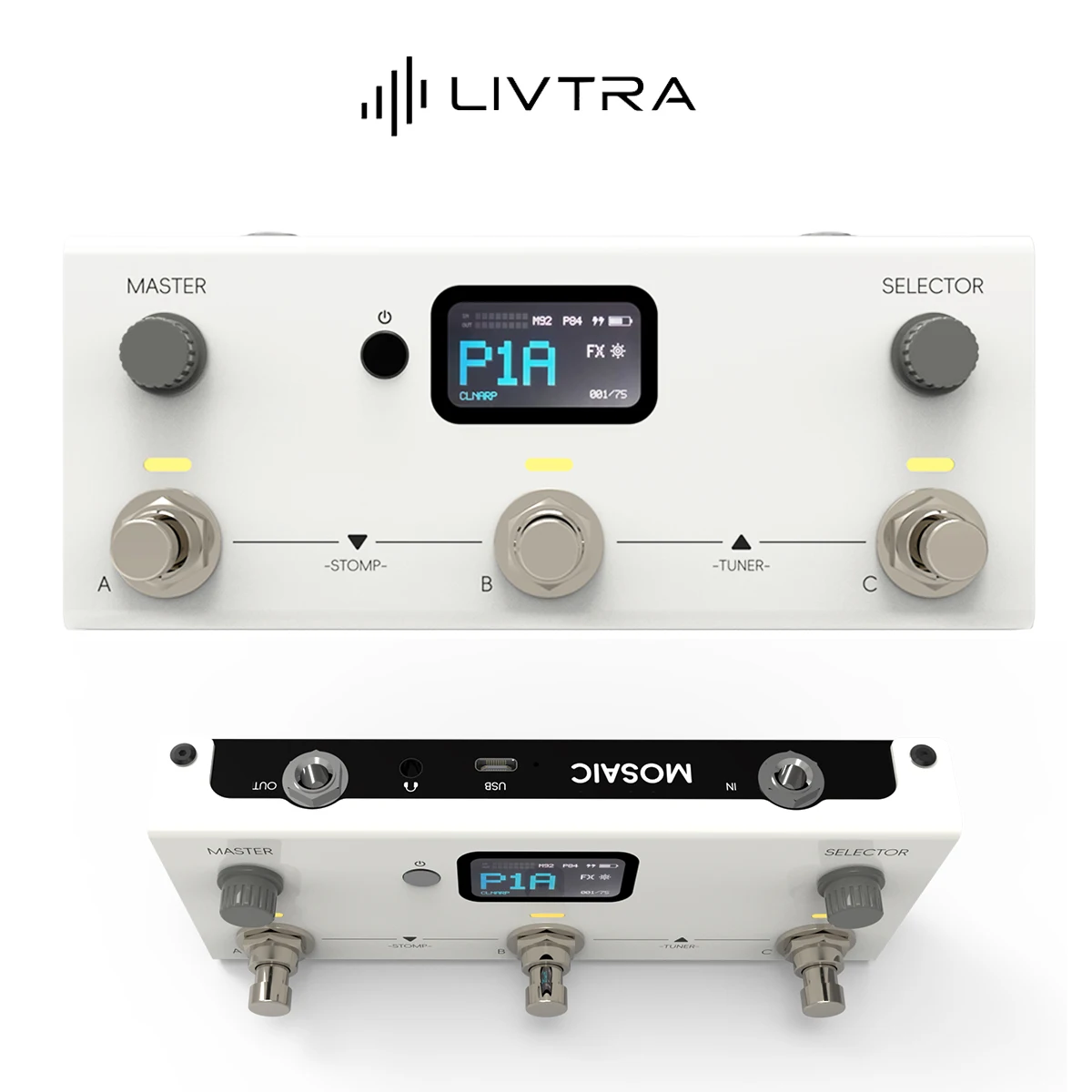 pedal-multiefectos-livtra-mosaic-de-3-interruptores-–-ligero-395-g-75-preajustes-compatible-con-ir-nam-audio-usb-c-para-practica-de-guitarra-bajo