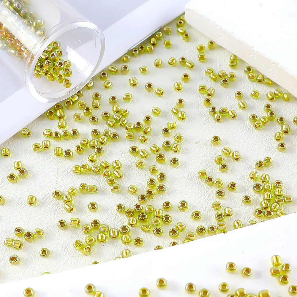 Imported TOHO 2.2mm Irrigated Silver Beads from Japan, Round Bead Jewelry Accessories Can Be Used for Various DIY Handmade Jewel
